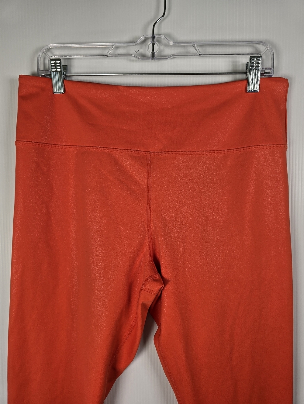 NWOT ZYIA Women's High-Waist Tangerine Metallic Light n'Tight Legging Size 14-16 - Picture 6 of 14